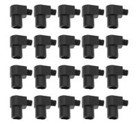VGOL Lot de 20 Serre-câbles pour Suspension 10 X 8 X 7 Mm Noir pour Support de Lampe