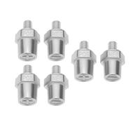 VGOL Lot de 3 paires de connecteurs de borne de batterie M8 en zinc mâle, adaptateur positif négatif pour extension de batterie et chargement de voitures et bateaux