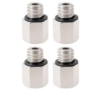 VGOL Lot de 4 adaptateurs filetés M5 x 0,8 femelle vers M6 x 1,0 mâle M-6N-B5 pour système d'arrosage de vélo 13 x 8 x 5 mm
