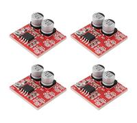 VGOL Lot de 4 Amplificateurs de Casque DC 5 V-12 V LM386 Gain 200 Fois Supérieur Adaptés à L'amplification du Signal Audio des Microphones à électret