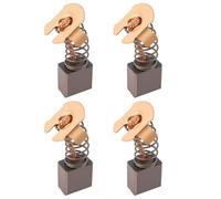VGOL Lot de 4 Balais de Charbon 7 X 11 X 12 Mm Compatible avec Makita DTM51 l'outil Multifonction sans Fil 18 V