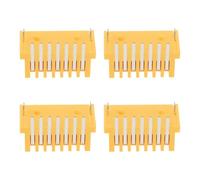VGOL Lot de 4 bornes de batterie lithium-ion à 7 broches à 90 degrés compatibles avec Makita BL1830/BL1850/BL1840/LXT400 18 V Li-ion Batterie PCB Board Jaune