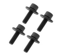 VGOL Lot de 4 boulons de fixation hexagonaux 266133-3 M6 x 20 en métal compatibles avec scie circulaire Makita BSS611 DSS610 DSS611, noir