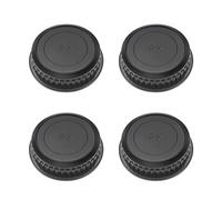VGOL Lot de 4 capuchons de protection arrière en plastique pour objectif d'appareil photo reflex numérique Pentax K Mount
