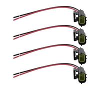 VGOL Lot de 4 connecteurs à 2 broches pour feux arrière de voiture compatibles avec Land Rover 90/110 1983-1990