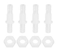 VGOL Lot de 4 connecteurs pagodes en plastique de 8 mm - Connecteurs droits en plastique - Pour aquarium