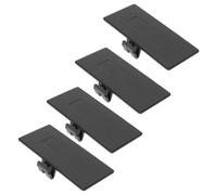 VGOL Lot de 4 couvercles de porte arrière de rechange compatibles avec Nintendo Game Boy Pocket GBP System Console (Noir)