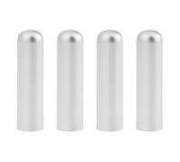 VGOL Lot de 4 goupilles courtes de porte de voiture en plastique chromé 20,3 x 8 mm Compatible avec BMW Série 3 E30 E36 E46 Argenté