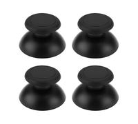 VGOL Lot de 4 Joysticks Analogiques de Rechange Compatible avec Nintendo Wii U La Manette (Noir)