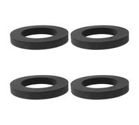 VGOL Lot de 4 Rondelles Plates en Mousse 92 X 55 X 12 Mm Remplacement Du Joint PP0034 Compatible avec Viva 1 1/2 Pouce pour Réservoir de Toilette Et Cuvette à Couplage étroit