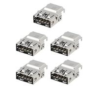 VGOL Lot de 5 Connecteurs USB 3.0 Femelles de Type A à 9 Broches Compatibles avec Les Ports de Chargement USB des Ordinateurs Portables