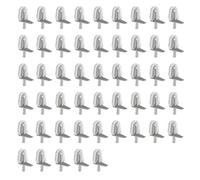 VGOL Lot de 50 chevilles de support d'étagère de 3 mm pour bibliothèque, vitrine, armoire, placard, bibliothèque, cuisine