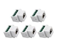VGOL Lot de 5pcs Prises Téléphoniques RJ11 6P4C CAT3 pour Téléphones Fixes Et Télécopieurs