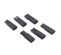 VGOL Lot de 6 chargeurs de rasoir multifonctions avec adaptateur de type C avec prise d'alimentation alternative compatible avec les rasoirs Philips Norelco Series, noir
