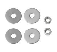 VGOL Lot de 6 Rondelles de Ventilateur 8 X 30 X 2 Mm Et écrous M8 X 1 Mm (référence : 92112601150 42297047900) Compatible avec Stihl BG50 BG55