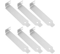 VGOL Lot de 6 supports d'extension PCI à profil bas pour boîtiers d'ordinateur, 80 x 18 x 13 mm
