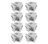 VGOL Lot de 8 charnières pivotantes flexibles en alliage d'aluminium pour imprimantes 3D, meubles, routeurs CNC