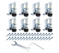 VGOL Lot de 8 Pieds de nivellement Robustes pour plinthe, Pieds réglables pour établi, Table, canapé, Armoire, étagères