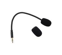 VGOL Microphone de Rechange de 3,5 mm - Réduit Le Bruit - Amovible - Compatible avec Les Casques de Jeu sans Fil SteelSeries Arctis 1 - Noir - avec Housse en Mousse