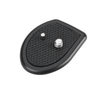 VGOL Plaque de Fixation Rapide pour Trépied avec Vis de Montage 1/4" 27x27 Mm Compatible avec Amazon Basics de 127 Cm (50 Pouces) Trépied Léger.