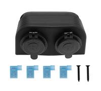 VGOL Prise Allume-Cigare 12 V-24 V - Double Port - Adaptateur de Prise Allume-Cigare de Rechange pour Voiture, Moto, Bateau