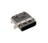 VGOL Prise d'alimentation USB de type C, 1 pièce, port de charge, compatible avec ordinateur portable Dell Inspiron 13 7306 2 en 1, noir