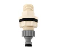 VGOL Raccord de Réservoir 1 Pièce avec Joint 25,5 Mm 1 Pouce Adaptateur en Plastique Compatible avec Gardena Les Conteneurs IBC d'eau de Pluie pour l'irrigation des Pelouses Et des Rangées Plantées