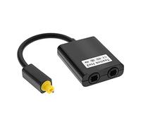 VGOL Répartiteur Audio Optique 1 en 2 Adaptateur de Câble Toslink Convertisseur pour Lecteurs CD Lecteurs DVD Amplificateur Barre de Son Autres Sources Audio Numériques