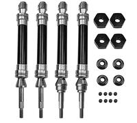 Vgoohobby Arbre d'entraînement universel avant et arrière CVD avec moyeu hexagonal de roue compatible avec Traxxas Slash VXL 4x4 / Rustler VXL 4X4/Stampede VXL 4X4/Hoss VXL 4X4/Hoss VXL 4X4 RC - Pièce