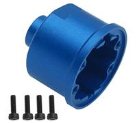 Vgoohobby Boîtier de différentiel en métal compatible avec Traxxas X0-1 Slash 4X4 Rustler Stampede T-Maxx Slayer 1/10 RC Car (bleu)