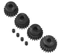 Vgoohobby Ensemble d'engrenages à pignon en acier 48 pas de 3,175 mm, arbre 19T 20T 21T 22T compatible avec Tamiya Kyosho RedCat Losi Axial Traxxas 1/10 RC Car