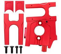 Vgoohobby Support de moteur coulissant en métal et plaque de montage de moteur - Support différentiel central compatible avec Arrma Kraton Typhon Outcast 6S Felony Talion Mojave RC - Pièces de mise à