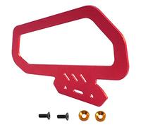 Vgoohobby Support de poignée de transport en métal compatible avec l'émetteur de télécommande Futaba 7PX 10PX pour voiture télécommandée à échelle télécommandée (rouge)