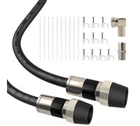 VGOSITE forRELIAGINT Câble Coaxial 30FT, RG6 Câble Coax Câble pour TV avec Weatherpr