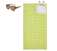 Vgpbphj 2 In 1 Beach Towel Backpack, Holiday Beach Towel Bag, with Inner Zip Pocket & Sand-Repelling Fabric, Quick-Dry Packable Mat for Camping, Vacation & Cruise (#E)