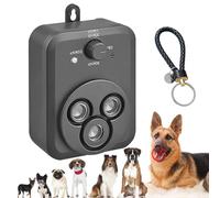 Vgpbphj Barkbuz Dispositif anti-aboiement pour chien à l'intérieur, mode stroboscopique, 15000-30000 Hz, fréquence variable à trois vitesses, convient pour l'entraînement pour améliorer les mauvais