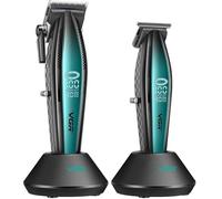 VGR 270 & 992 Tondeuse Cheveux Pour Hommes Professionnel, Ensemble Tondeuse a Cheveux et Barbe Homme Sans Fil, Silencieuse - sans Fil - Haute Vitesse - 9000 Tr/min - Lame en Céramique, Écran LED