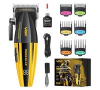 VGR 285 Fresh Fade Tondeuse à Cheveux Hommes Professionnel, 9000 RPM Tondeuse Pro Sans Fil pour Coupe de Cheveux Compacte Légère Polyvalente avec Indicateur LED, USB Rechargeable