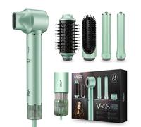 VGR 478 Air Styler 6 En 1, 1300w Hair Styler Cheveux Avec Brosse Séchante | Seche Cheveux Brosse Avec 3 Vitesses De Vent Et 4 Températures Et Brosse Ronde Chauffante, Arrière Amovible