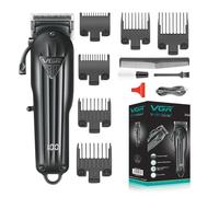 VGR Tondeuse à cheveux sans fil pour homme - Kit de coupe de cheveux électrique - Levier conique - Mâle, rechargeable USB-C - Batterie 200 minutes - Tête chauve