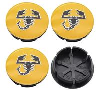 VGTDCDT 4 Pièces Cache Moyeu Centre de Roue pour Abarth 595 2012-2016 50mm, Voitures Cache Moyeu Centre Moyeu Décoration Accessoires,I