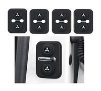 VGTDCDT 4 Pièces Couvercle de Serrure de Porte Voiture pour Mitsubishi Shogun IV (5-Door) 2011-2014, Capuchon de Protection en Silicone pour Serrure de Porte de Voiture