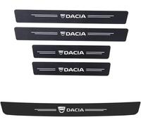 VGTDCDT 5 Protections de Seuil de Porte de Voiture pour Dacia Sandero Stepway 3 2020-2023 2024, Protection Contre Les Rayures en Fibre de Carbone Autocollant de