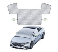 VGTDCDT Couverture Pare Brise Voiture pour Ford F-Series F-150 XIV SuperCrew 2020-2023, Couverture de Fenêtre de Voiture Hiver,Protege Pare Brise Givre,Magnétique,Silver-157 * 120cm