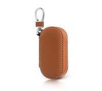 VGTDCDT Etuis Porte-Clés de Voiture pour Land Rover Range Rover Sport II 2017-2022, Sacs à Main Créatifs à la Mode Porte-clés avec Crochet en Métal et Fermeture Éclair,Brown