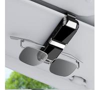 VGTDCDT Porte Lunettes pour Voiture pour VW Polo Schrägheck 2009-2017, Facile à Installer et à Retirer Pince pour Tickets et Cartes, Accessoire Voiture,Bla-CK