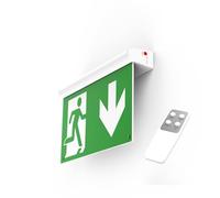 VGTECH Éclairage de secours LED - Éclairage de secours - Sortie de secours - Éclairage de secours - Éclairage de secours EXIT IP42 - Rotatif