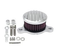 VGVCTX Nouveaux Accessoires de système de Filtre d'admission de Filtre à Air de Moto for Harley-Davidson Sportster 883 1200 1991-2016 Fer 883 2009-2016 (Color : Chrome)