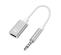 Vgvgaj Adaptateur pour Écouteurs Type C Câble Adaptateur À Embout Arrondi Câble Audio Stéréo pour Écouteurs avec Convertisseur Type C pour Le Visionnage des Multimédias Câbles Audio Mâle 3.5mm USB