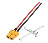Vgvgaj Adaptateur XT60 | Câble d'Extension XT60 Femelle Mâle,Pièces et Accessoires d'Adaptateur de Fiche Portable pour Panneau Solaire, Camping-Car, Drone, Batterie RC